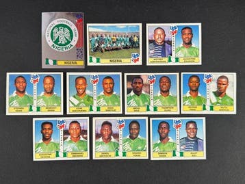 1994 Panini USA 94 World Cup, Nigeria: complete team, Nieuw