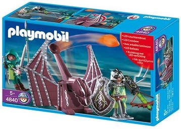 Playmobil Groene Drakenridders met Katapult - 4840 (Nieuw), Verzenden, Nieuw