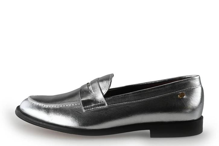 Fred de La Bretoniere Instappers in maat 42 Zilver, Kleding | Dames, Schoenen, Overige kleuren, Zo goed als nieuw, Instappers