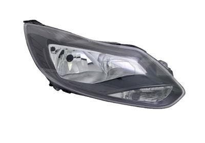 Ford Focus 2011-2014 Zwart Koplamp Rechts (Koplampen), Auto-onderdelen, Verlichting, Nieuw, Verzenden