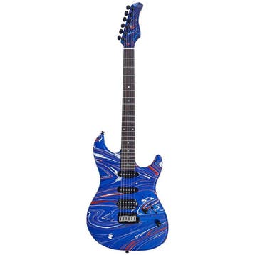Sire S7 HSS Larry Carlton ST-Style Elektrische Gitaar Blue, Ophalen of Verzenden, Nieuw