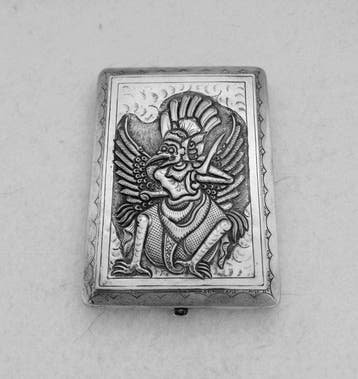 Djokja Garuda - Doos - .800 zilver, Antiek en Kunst