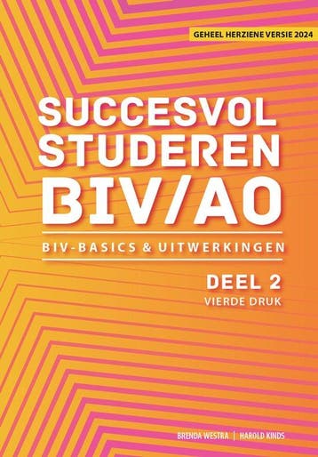9789083014647 Succesvol Studeren voor BIV/AO 2 - Succesvo..., Verzenden, Zo goed als nieuw, Brenda Westra