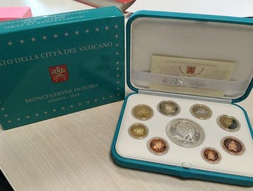 Vaticaan. Proof Set 2019 (incl. 20 euro in argento) (Zonder, Postzegels en Munten