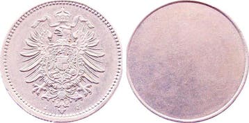 Duitsland Probe 50 Pfennig Rueckseite Adler Ohne Jsz, Mue..., Verzenden
