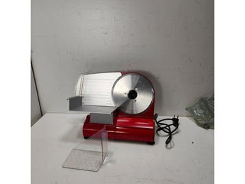 DOMO DO522S - Snijmachine - 22 cm licht gekarteld mes - Rood, Verzenden, Nieuw in verpakking