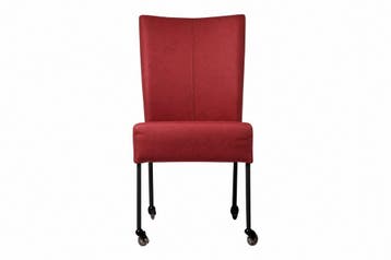 Eetkamerstoel Wiske - eetkamerstoelen - Rood, Huis en Inrichting, Nieuw, Rood, Stof