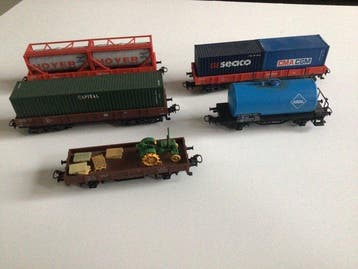 Märklin H0 - Model treinwagon (5) - 5 Marklin wagons,, Nieuw