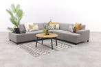 Malaga/Mindo - hoekbank loungeset chaise longue - taupe, Verzenden, Nieuw, Hout, Loungeset