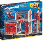PLAYMOBIL City Action Grote brandweerkazerne met helicopter, Verzenden, Nieuw