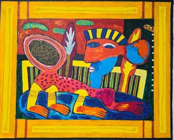 Clemens Briels (1946) - Dish Dog, Antiek en Kunst