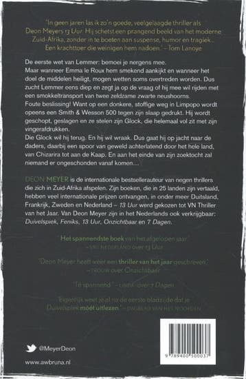 Spoor / Lemmer / 2 9789400500037 Deon Meyer, Verzenden, Gelezen, Deon Meyer