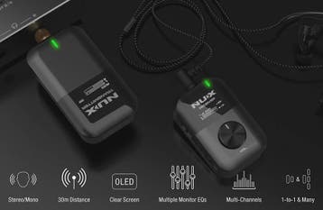 NUX C7 Wireless In-Ear Monitor System | Music Department, Ophalen of Verzenden, Nieuw, Minder dan 500 watt, Overige typen