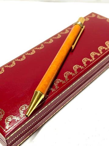 Cartier - Trinity - Marble orange - Balpen, Nieuw