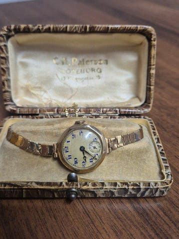 Mido - Art Deco solid gold zegarek 14k ze zot bransolet, Sieraden, Tassen en Uiterlijk, Horloges | Heren, Nieuw
