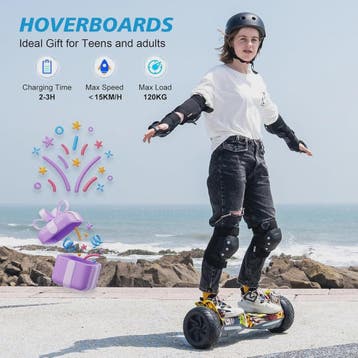 RCB Hoverboard 8.5 Inch Zelfbalancerend met App Controle, Bl, Verzenden, Nieuw