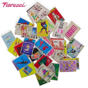 Panini FIORUCCI - 33x Figurine NO DOPPIONI, 1984 Originali, Nieuw