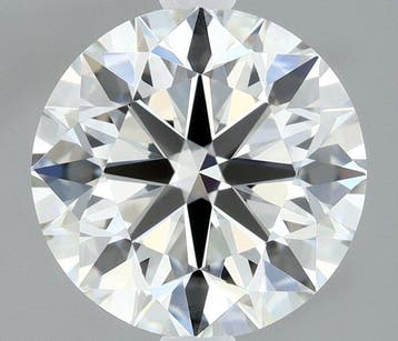 1 pcs Diamant (Natuurlijk) - 1.50 ct - Rond - H - VVS1 -, Nieuw