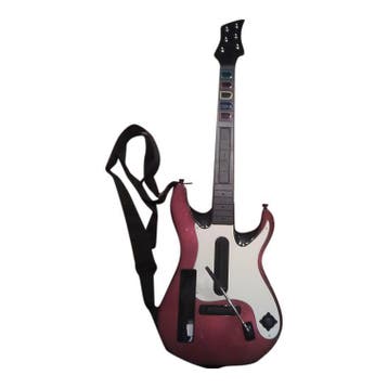 Wii Gitaar, rood. Met garantie, morgen in huis!, Ophalen of Verzenden, Zo goed als nieuw