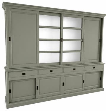 Buffetkast Engels groen Kesteren XXL 300 x 240cm, Ophalen of Verzenden, Nieuw