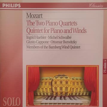 cd - Wolfgang Amadeus Mozart - Les 2 Quatuors Avec Piano..., Verzenden, Zo goed als nieuw