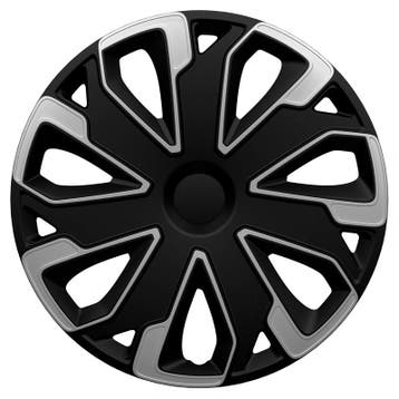 Wieldoppen  Ultimo 16-inch zilver/zwart, Auto diversen, Wieldoppen, Verzenden, Nieuw