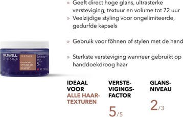 Goldwell Stylesign Lagoom Jam - Gel voor langhoudende looks, Ophalen of Verzenden, Zo goed als nieuw