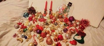 Kerstboomversiering (100) - Hars, Canvas, Emaille -, Diversen, Nieuw