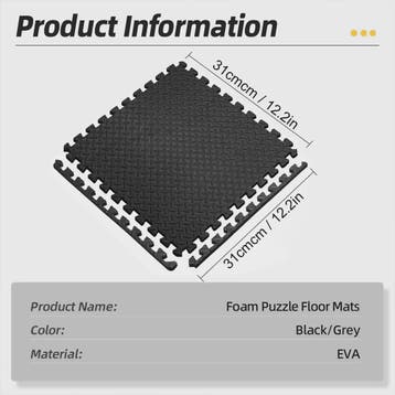 Interlocking EVA Foam Vloermatten 31cm - Anti-slip & Slijtva, Verzenden, Nieuw