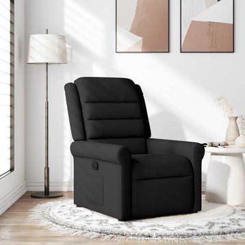 Luxe TV Stoel Zwart | Retourdeal | 35% Korting, Huis en Inrichting, 75 tot 100 cm, Ophalen of Verzenden, Zo goed als nieuw, 50 tot 75 cm