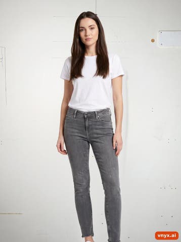 Lee Jeans Dames maat W30 / L24 Grijs Vintage, Ophalen of Verzenden, Nieuw