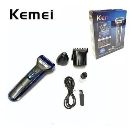 Kemei KM-6333 3-in-1 Draadloze Tondeuse & Trimmer Set –, Witgoed en Apparatuur, Persoonlijke-verzorgingsapparatuur, Nieuw, Ophalen of Verzenden