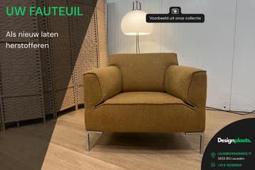 Fauteuil Herstofferen | Design Specialist, Huis en Inrichting, Banken | Bankstellen, Ophalen, Nieuw, Stof, Design on Stock Minotti B&B Italia Gelderland Leolux