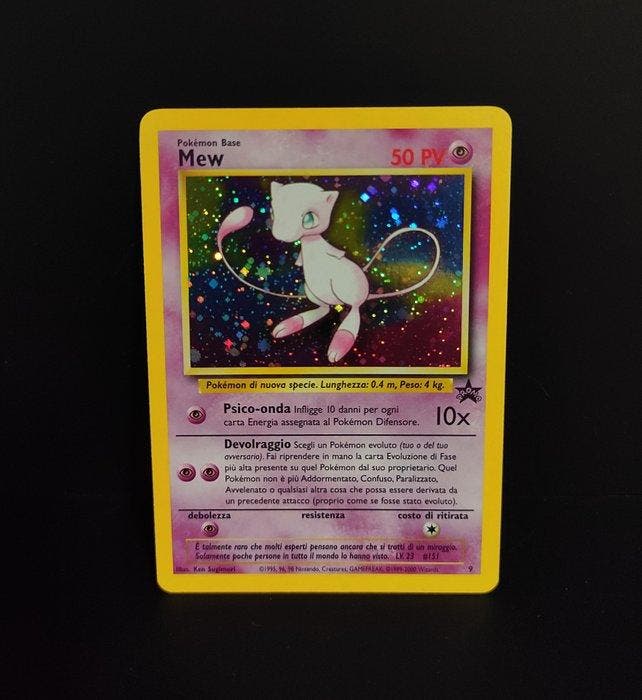 Pokémon - 1 Card - Mew #9 Holo - WOTC, Hobby en Vrije tijd, Verzamelkaartspellen | Pokémon