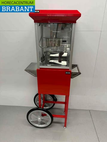 Popcornmachine Popcorn machine met onderstel rood 230V, Ophalen of Verzenden, Nieuw in verpakking