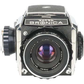 Tweedehands Zenza Bronica S2 met Nikkor P 75mm f/2.8 CM5648, Ophalen of Verzenden, Gebruikt, Overige Merken