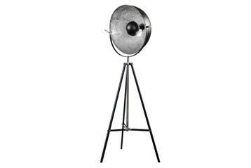 Vloerlamp BIG STUDIO 170cm zwart zilver - 36562, Ophalen of Verzenden, Nieuw