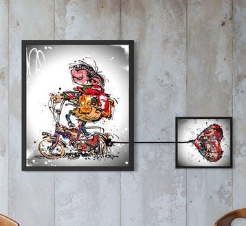 Moabit - Gaston Lagaffe X The Messenger on Two Wheels //