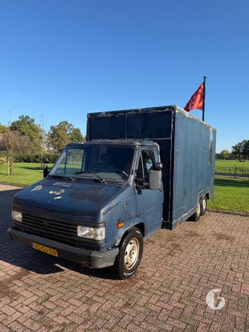 Geniale vintage paardenwagen! Foodtruck!, Ophalen, Zo goed als nieuw, Hout, 2-paards trailer