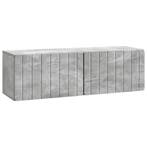 vidaXL Wandbeugel TV-kast Betongrijs 98 x 31 x 30 cm Bewerkt, Minder dan 50 cm, Verzenden, Nieuw, Minder dan 100 cm
