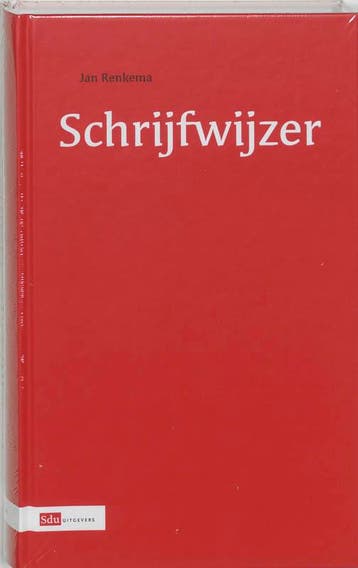 Schrijfwijzer - Jan Renkema 9789012108546, Boeken, Verzenden, Zo goed als nieuw, Jan Renkema