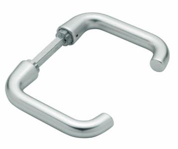 Deurklink Hoppe 138L aluminium F1, Doe-het-zelf en Verbouw, Deuren en Horren, Verzenden, Nieuw
