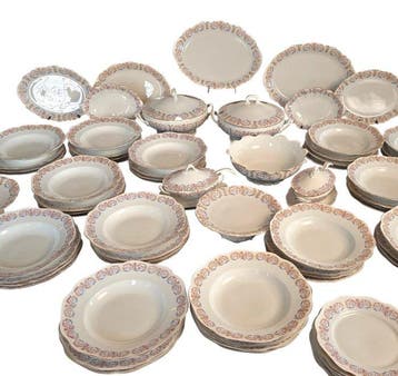 Rarissimo Théodore Haviland, - Tafelservies (76) - Porselein