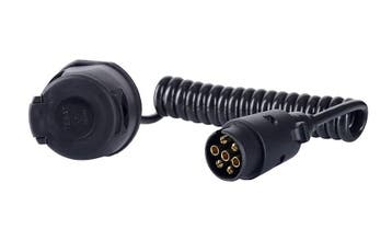 Spiraal Verlengkabel 7 Polig - 1,8 Meter Kabel - Spiraalkabe, Ophalen of Verzenden, Nieuw, Overige typen