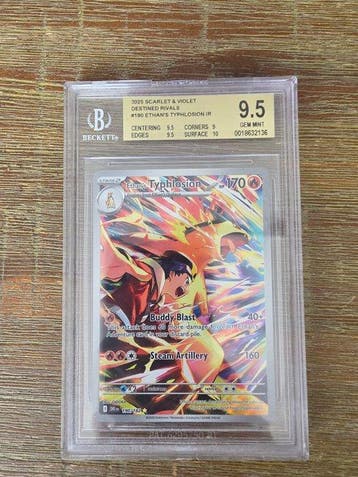 Pokémon - 1 Graded card - Ethans Typhlosion 190/182 Foil,, Nieuw