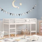 Kinderhoogslaper 80x200cm - Wit - Retourdeal 41% Korting, Ophalen of Verzenden, Zo goed als nieuw, Hoogslaper