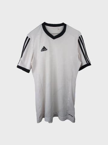 Adidas Sport T-shirt Dames maat L Wit Vintage, Adidas, Wit, Maat 42/44 (L), Ophalen of Verzenden