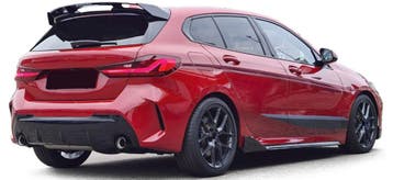 BMW 1 Serie F40 glans zwarte performance dak spoiler, Verzenden
