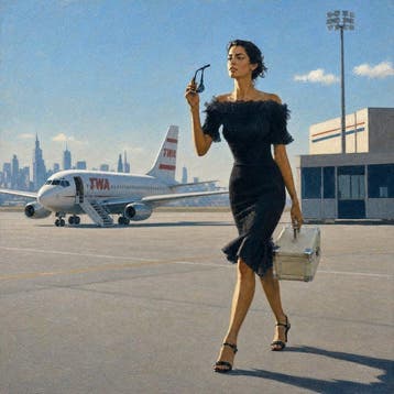 Le Yack - Arrival and Departure, TWA - Hand-signed