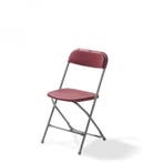 Klapstoel |  Bordeaux/ Grijs | 43x45x(h)80 cm, Verzenden, Nieuw in verpakking